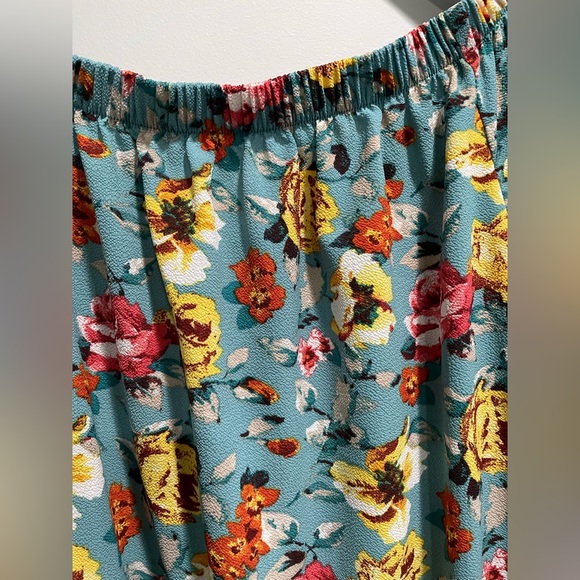 {Xhilaration} dress floral off the shoulder Women's size M - Picture 5 of 9
